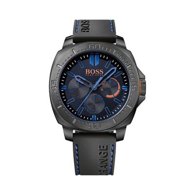 Men's blue chronograph strap watch 1513242